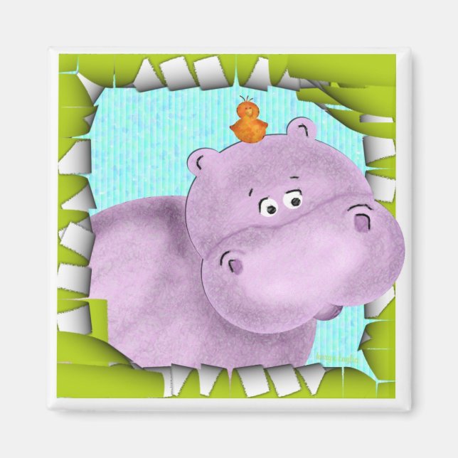 Imã Harriet The Hippo (Frente)