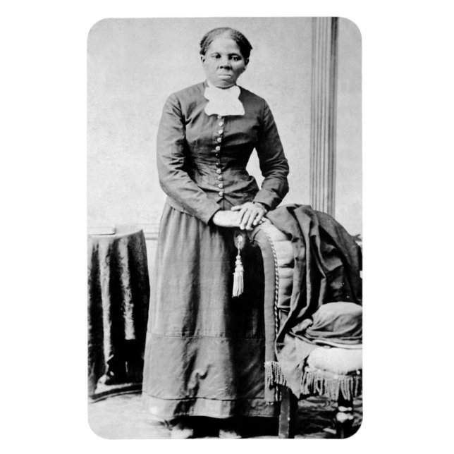 Ímã Harriet Tubman Conductor Underground Railroad (Vertical)