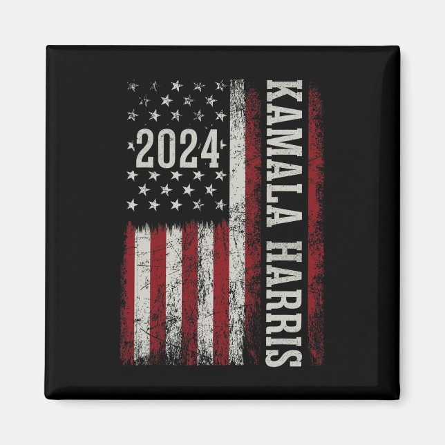 Imã Harris 2024, apoiador do American Flag Kamaka (Frente)