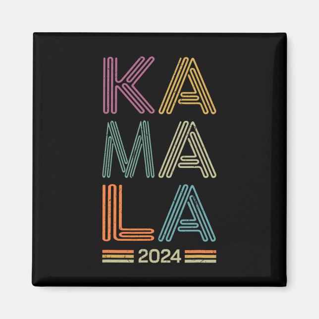 Imã Harris 2024 Para O Retro Da Campanha Eleitoral Pre (Frente)