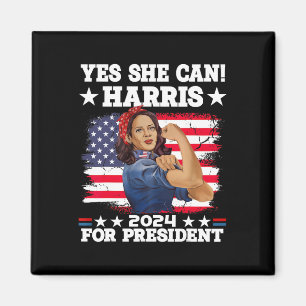Imã Harris 2024 Presidente Eleição Kamala Sim Ela Pode