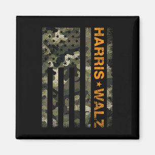 Imã Harris 2024 Presidente Usa Camouflage Dudes Walz W
