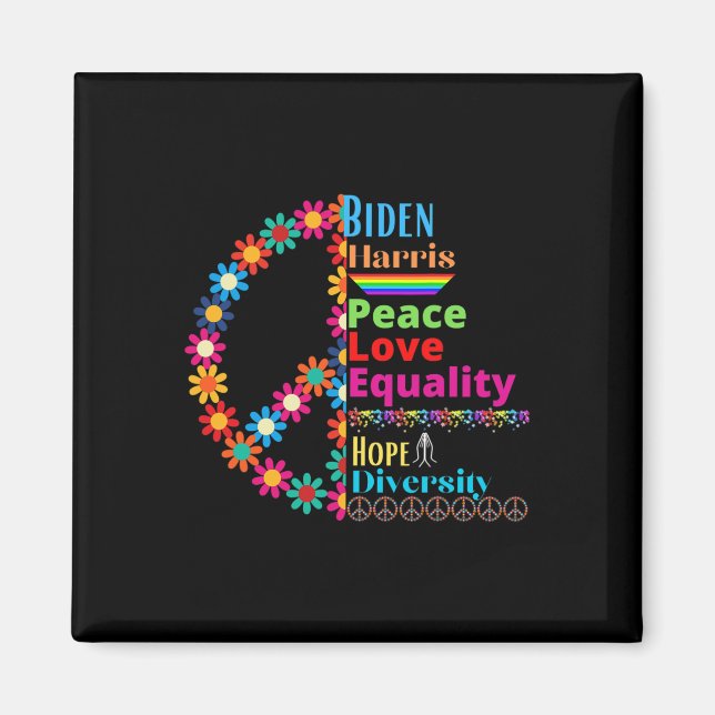 Imã Harris ama diversidade de paz igualdade esperança  (Frente)