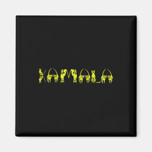 Imã Harris Cat Lettering Positive Funny 15