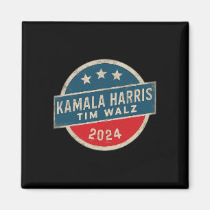 Imã Harris Tim Walz 2024 Para Campanha Eleitoral Presi