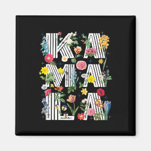 Imã Harris Vintage Floral Feminina Primeira Presid