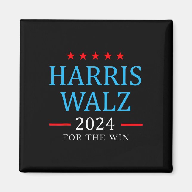 Imã Harris W 2024 Para A Campanha Win Kamala (Frente)