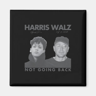 Imã Harris W Not Back 80s Foto Retro 2024 Votação