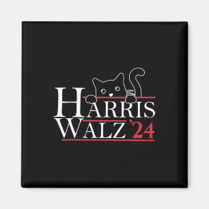 Imã Harris Waltz 2024 Gato Engraçado Lady Kamala Harri