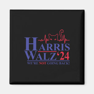 Imã Harris Waltz 2024 Não vamos voltar a Gato engraçad