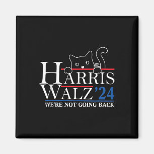 Imã Harris Waltz 2024 Não vamos voltar a Gato engraçad