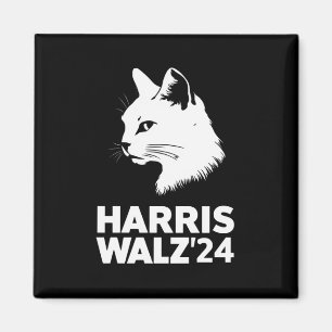 Imã Harris Waltz Eleição 2024 Gato Engraçado Kamala Ti