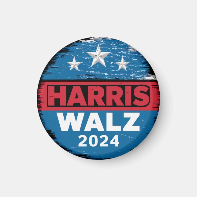 Imã Harris Walz 2024 Eleição Kamala Harris Tim Waltz (Frente)
