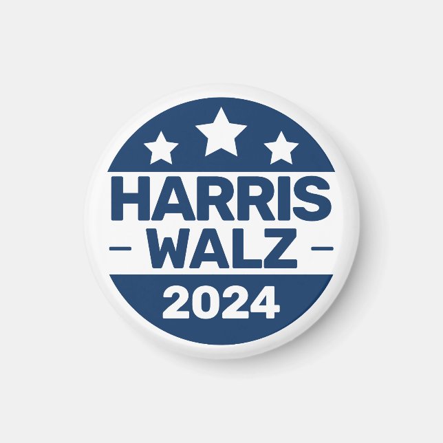Imã Harris Walz 2024 Eleição Kamala Harris Tim Walz (Frente)