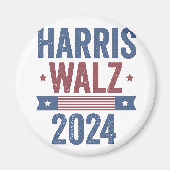 Imã Harris Walz 2024 Eleição Kamala Tim Waltz América (Frente)