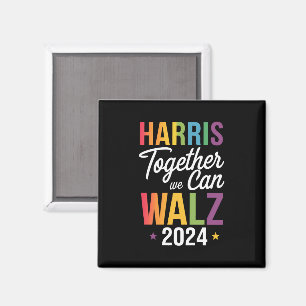 Imã Harris Walz 2024 Kamala Juntos Podemos LGBT