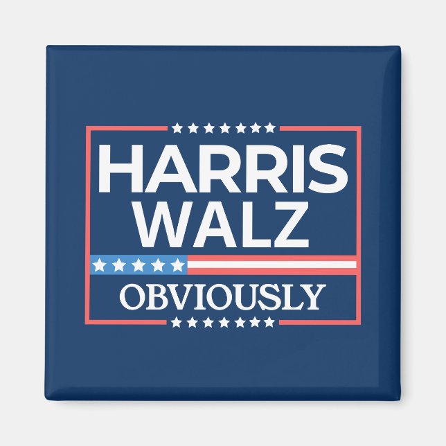 Imã Harris Walz. Obviamente. Kamala Harris Tim Walz (Frente)