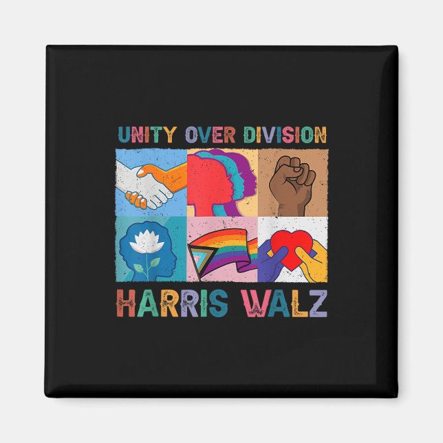 Imã Harris Wheimer 2024 Unity Over Division Kamala Har (Frente)