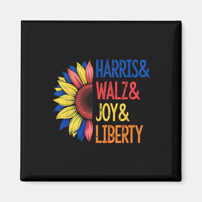 Imã Harris Wheimer Joy Liberty - Harris Waltz 2024 Ret (Frente)