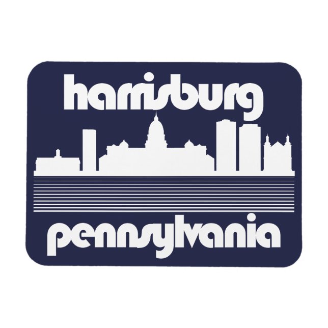 Ímã Harrisburg,Pensilvânia (Horizontal)