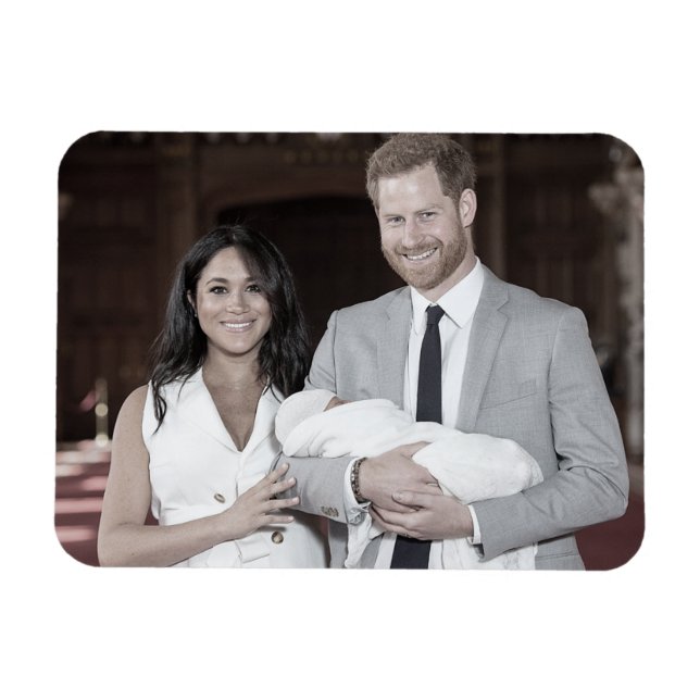 Ímã Harry Meghan Archie (Horizontal)