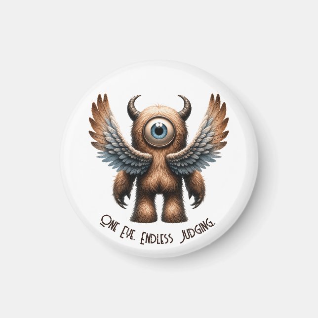 Imã Harry – O Observador de Olhos Grandes (Frente)