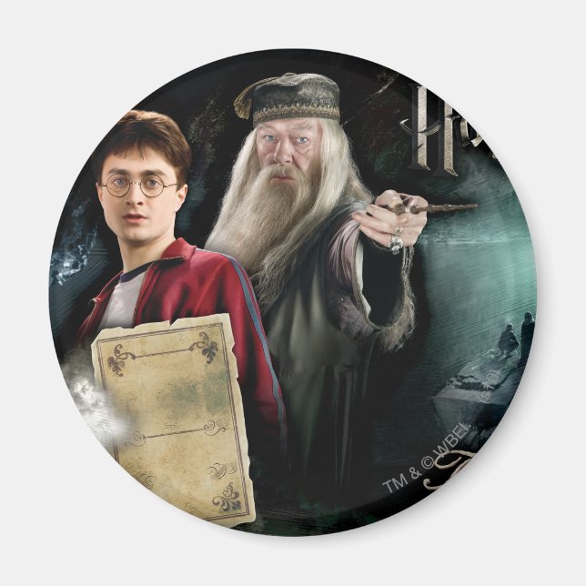 Imã Harry Potter and Dumbledore (Frente)