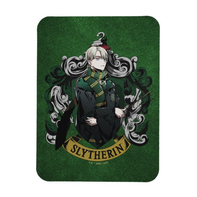 Ímã HARRY POTTER™ | Anime Draco Malfoy House Crest (Vertical)