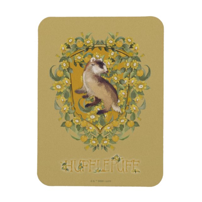 Ímã HARRY POTTER™ | Brasão da HUFFLEPUFF™ (Vertical)