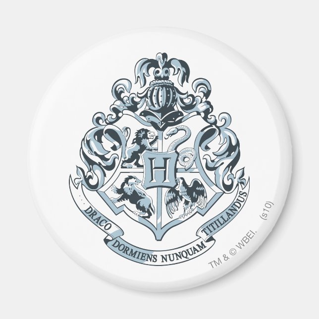 Imã Harry Potter | Brasão de Hogwarts - Azul (Frente)