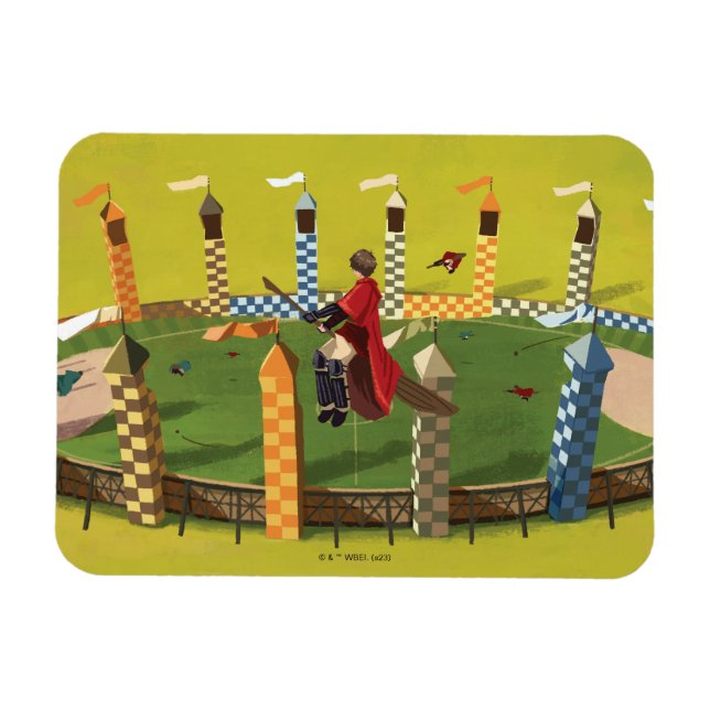 Ímã HARRY POTTER™ buscando o dedo do Ouro (Horizontal)