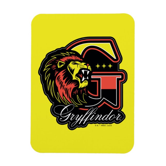 Ímã HARRY POTTER™ | Crachá atlético GRYFFINDOR™ (Vertical)