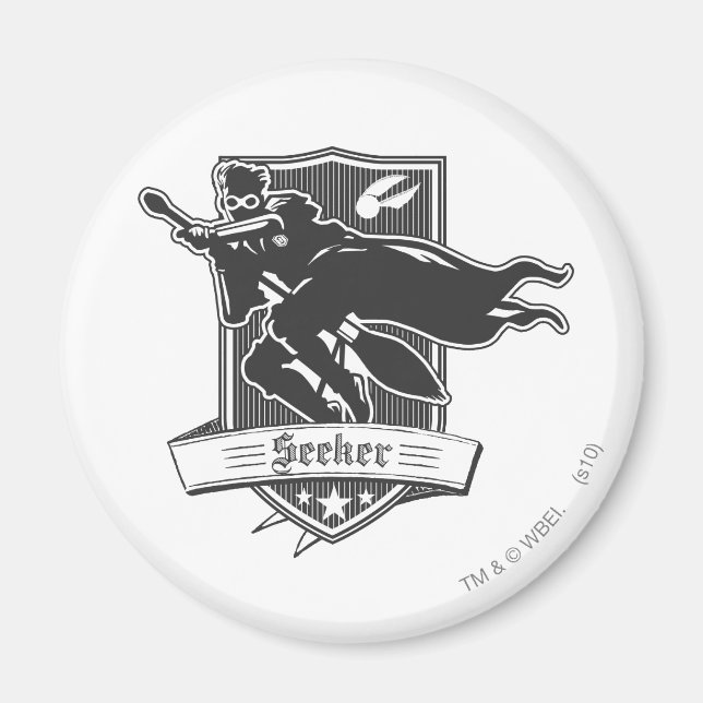 Imã Harry Potter | Crachá Seeker (Frente)
