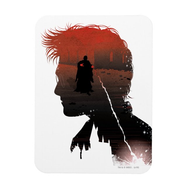 Ímã Harry Potter | Duelo de Magos Harry & Voldemort (Vertical)