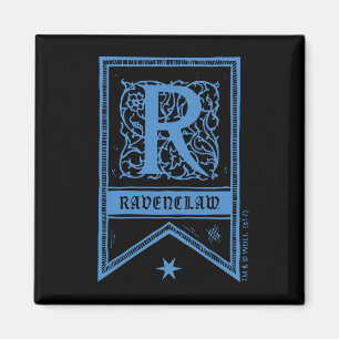 Imã Harry Potter   Estandarte Monograma da Ravenclaw