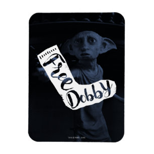 Ímã Harry Potter   "Free Dobby" Sock Typography