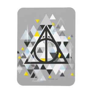 Ímã Harry Potter   Geometric Deathly Hallows Symbol