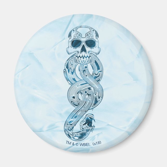 Imã Harry Potter | Gráfico Aguamenti Dark Mark (Frente)