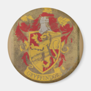 Imã Harry Potter   Gryffindor - Brasão da Casa Retro