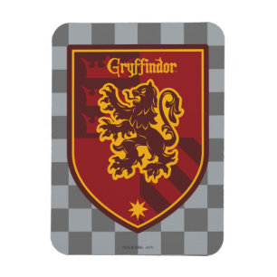 Ímã Harry Potter   Gryffindor House Pride Crest