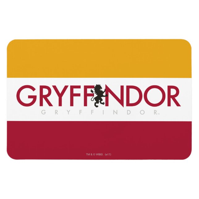 Ímã Harry Potter | Gryffindor House Pride Crest (Horizontal)