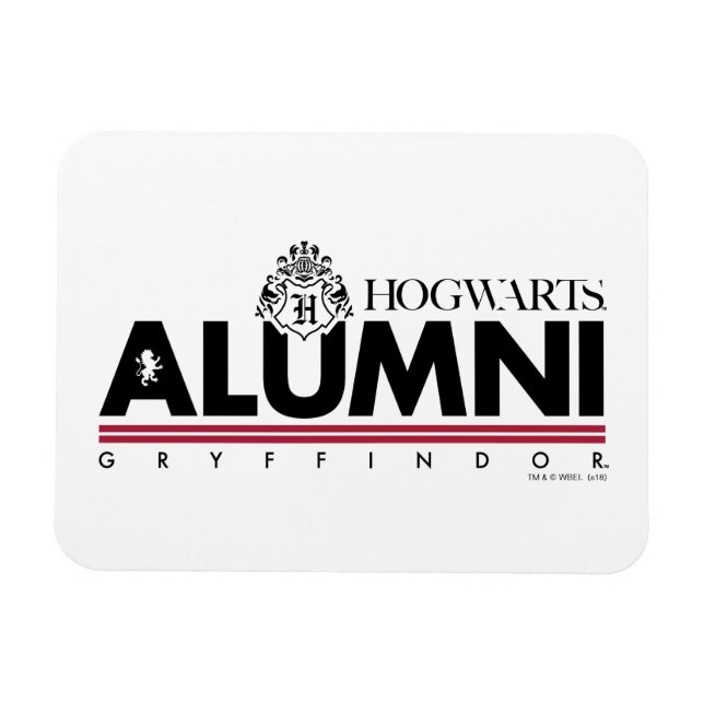 Ímã Harry Potter | HOGWARTS™ Alumni GRYFFINDOR™ (Horizontal)