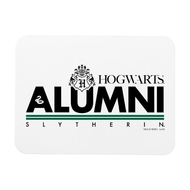 Ímã Harry Potter | HOGWARTS™ Alumni SLYTHERIN™ (Horizontal)