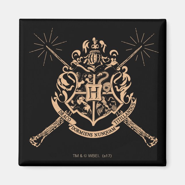 Imã Harry Potter | Hogwarts Crest (Frente)