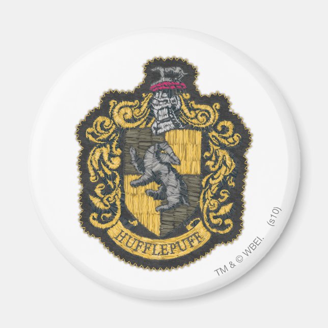 Imã Harry Potter | Hufflepuff Crest Patch (Frente)