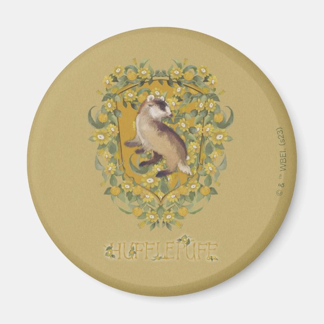 Imã HARRY POTTER™ | HUFFLUFF™ Crest (Frente)