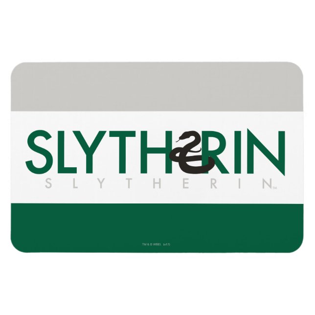 Ímã Harry Potter | Logotipo do Orgulho da Casa Slyther (Horizontal)