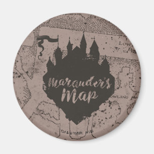 Imã Harry Potter   Mapa do castelo HOGWARTS™ Maraude