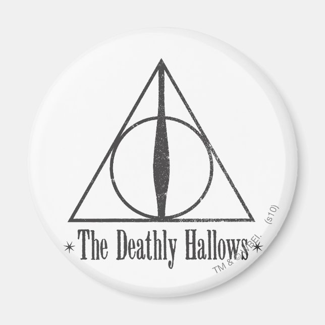 Imã Harry Potter | O Emblema das Relíquias da Morte (Frente)