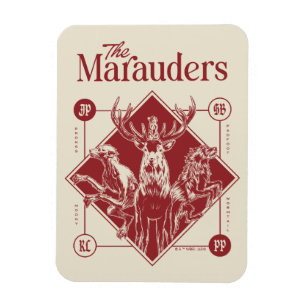 Ímã HARRY POTTER™ Os Malfeitores Animagus Graphic